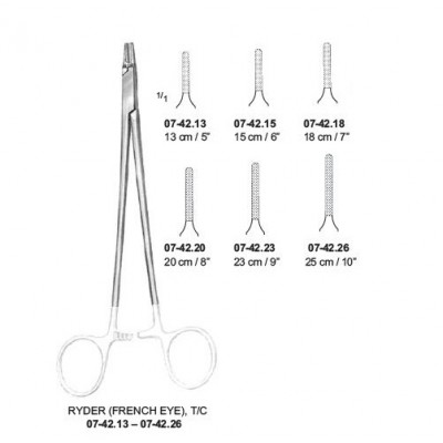 RYDER (FRENCH EYE) Needle Holders TC